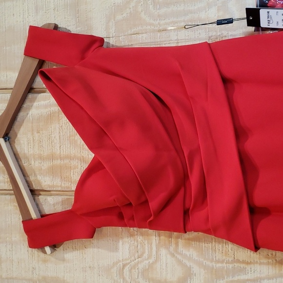 Alexander by Daymor Couture NWT Red Sleeveless Maxi Ball Gown Size 4 #10… - Picture 4 of 10